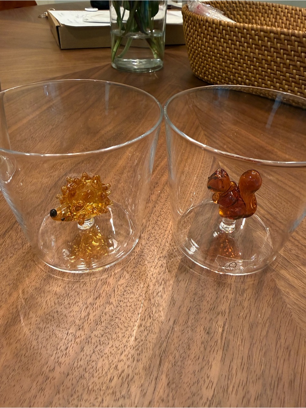 Ichendorf Milano Animal Farm 4 Piece Tumbler Glass Set